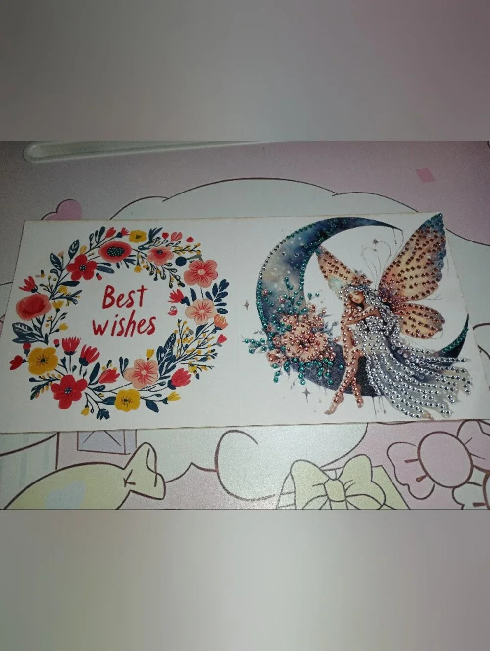 Fairy Wall Art Card Handmade